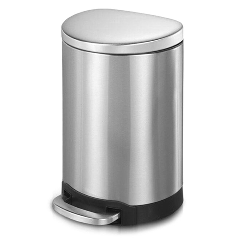 Innovaze Stainless Steel 10.6 Gallon Step On Trash Can & Reviews Wayfair